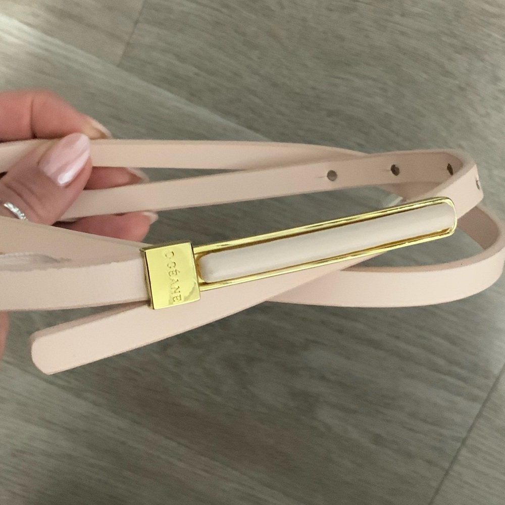 OCEANE Pink and Gold Women's Belt NWT - Boutique in Asia purchase